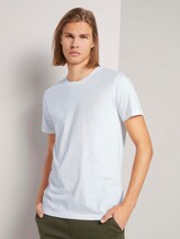 Basic T-Shirt im Dreierpack - Männer - White Basic T-Shirt im Dreierpack - Männer - White - 55 - TOM TAILOR Denim