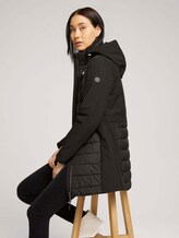Lange gewatteerde Softshell-jas - Vrouwen - deep black Lange gewatteerde Softshell-jas - Vrouwen - deep black - 5 - TOM TAILOR