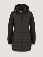 Lange gewatteerde Softshell-jas - Vrouwen - deep black Lange gewatteerde Softshell-jas - Vrouwen - deep black - 7 - TOM TAILOR
