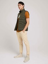 Gesteppte Weste mit recyceltem Polyamid - Männer - Woodland Green Gesteppte Weste mit recyceltem Polyamid - Männer - Woodland Green - 3 - TOM TAILOR Denim