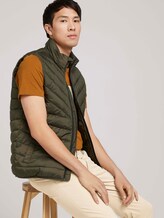 Gesteppte Weste mit recyceltem Polyamid - Männer - Woodland Green Gesteppte Weste mit recyceltem Polyamid - Männer - Woodland Green - 5 - TOM TAILOR Denim