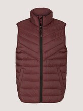Gesteppte Weste mit recyceltem Polyamid - Männer - Decadent Bordeaux Gesteppte Weste mit recyceltem Polyamid - Männer - Decadent Bordeaux - 7 - TOM TAILOR Denim