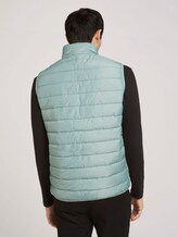 Gesteppte Weste mit recyceltem Polyamid - Männer - white moss Gesteppte Weste mit recyceltem Polyamid - Männer - white moss - 2 - TOM TAILOR Denim
