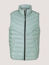 Gesteppte Weste mit recyceltem Polyamid - Männer - white moss Gesteppte Weste mit recyceltem Polyamid - Männer - white moss - 7 - TOM TAILOR Denim