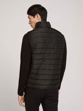 Gesteppte Weste mit recyceltem Polyamid - Männer - Black Gesteppte Weste mit recyceltem Polyamid - Männer - Black - 2 - TOM TAILOR Denim