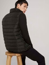 Gesteppte Weste mit recyceltem Polyamid - Männer - Black Gesteppte Weste mit recyceltem Polyamid - Männer - Black - 5 - TOM TAILOR Denim