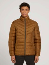 Gesteppte Lightweight Jacke mit recyceltem Polyamid - Männer - deep cognac Gesteppte Lightweight Jacke mit recyceltem Polyamid - Männer - deep cognac - 1 - TOM TAILOR Denim