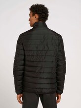 Lightweight quilted jacket with recycled polyamide - Men - Black Lightweight quilted jacket with recycled polyamide - Men - Black - 2 - TOM TAILOR Denim