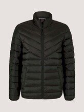 Lightweight quilted jacket with recycled polyamide - Men - Black Lightweight quilted jacket with recycled polyamide - Men - Black - 7 - TOM TAILOR Denim