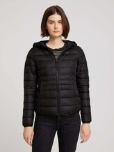 Lightweight Steppjacke mit Kapuze - Frauen - deep black Lightweight Steppjacke mit Kapuze - Frauen - deep black - 1 - TOM TAILOR Denim