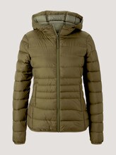 Lightweight Steppjacke mit Kapuze - Frauen - deep olive green Lightweight Steppjacke mit Kapuze - Frauen - deep olive green - 7 - TOM TAILOR Denim