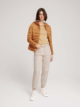 lightweight quilted jacket with a hood - Women - soft camel lightweight quilted jacket with a hood - Women - soft camel - 3 - TOM TAILOR Denim