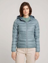 lichtgewicht gewatteerd jack met capuchon - Vrouwen - grey mint lichtgewicht gewatteerd jack met capuchon - Vrouwen - grey mint - 1 - TOM TAILOR Denim