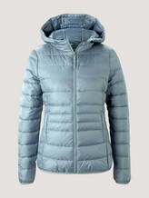 lichtgewicht gewatteerd jack met capuchon - Vrouwen - grey mint lichtgewicht gewatteerd jack met capuchon - Vrouwen - grey mint - 7 - TOM TAILOR Denim