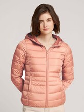 Lightweight Steppjacke mit Kapuze - Frauen - clay rose Lightweight Steppjacke mit Kapuze - Frauen - clay rose - 1 - TOM TAILOR Denim