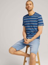 gestreiftes T-Shirt - Männer - blue multi fine stripe gestreiftes T-Shirt - Männer - blue multi fine stripe - 5 - TOM TAILOR