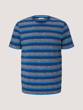 gestreiftes T-Shirt - Männer - blue multi fine stripe gestreiftes T-Shirt - Männer - blue multi fine stripe - 7 - TOM TAILOR