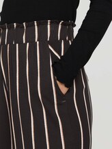 Pleated culotte trousers - Women - black beige vertical stripe Pleated culotte trousers - Women - black beige vertical stripe - 9 - TOM TAILOR Denim