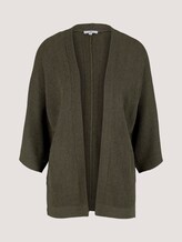 Cardigan mit weiten Ärmeln - Frauen - Grape Leaf Green Cardigan mit weiten Ärmeln - Frauen - Grape Leaf Green - 7 - TOM TAILOR