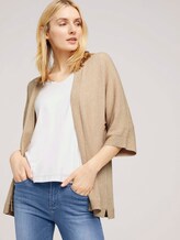 Cardigan mit weiten Ärmeln - Frauen - desert linen Cardigan mit weiten Ärmeln - Frauen - desert linen - 5 - TOM TAILOR