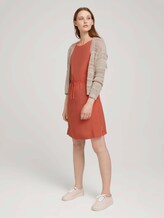 Minikleid mit LENZING™ ECOVERO™ - Frauen - sundown coral Minikleid mit LENZING™ ECOVERO™ - Frauen - sundown coral - 3 - TOM TAILOR Denim