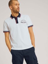 Poloshirt mit Print - Männer - Off White Poloshirt mit Print - Männer - Off White - 5 - TOM TAILOR
