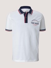 Poloshirt mit Print - Männer - Off White Poloshirt mit Print - Männer - Off White - 7 - TOM TAILOR