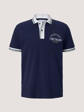 Poloshirt mit Print - Männer - Sailor Blue Poloshirt mit Print - Männer - Sailor Blue - 7 - TOM TAILOR