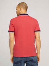 Poloshirt met print - Mannen - Plain Red Poloshirt met print - Mannen - Plain Red - 2 - TOM TAILOR