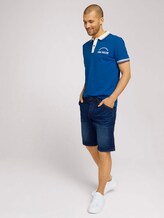 Poloshirt mit Print - Männer - victory blue Poloshirt mit Print - Männer - victory blue - 3 - TOM TAILOR