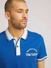 Poloshirt mit Print - Männer - victory blue Poloshirt mit Print - Männer - victory blue - 9 - TOM TAILOR