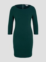 Strukturiertes Bodycon Kleid - Frauen - Deep Green Lake Strukturiertes Bodycon Kleid - Frauen - Deep Green Lake - 7 - TOM TAILOR Denim