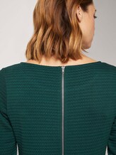 Strukturiertes Bodycon Kleid - Frauen - Deep Green Lake Strukturiertes Bodycon Kleid - Frauen - Deep Green Lake - 9 - TOM TAILOR Denim