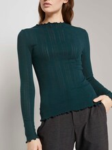 strukturiertes Langarmshirt - Frauen - Deep Green Lake strukturiertes Langarmshirt - Frauen - Deep Green Lake - 9 - TOM TAILOR Denim