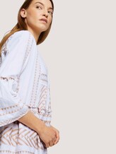Gemustertes Boho-Kleid mit Volants - Frauen - desert linen Gemustertes Boho-Kleid mit Volants - Frauen - desert linen - 9 - TOM TAILOR