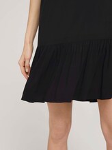 Kurzes Kleid mit Volant - Frauen - deep black Kurzes Kleid mit Volant - Frauen - deep black - 9 - TOM TAILOR