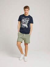 Print T-Shirt mit Bio-Baumwolle - Männer - Sky Captain Blue Print T-Shirt mit Bio-Baumwolle - Männer - Sky Captain Blue - 3 - TOM TAILOR Denim