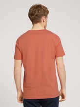 Print T-Shirt mit Bio-Baumwolle - Männer - orange lobster Print T-Shirt mit Bio-Baumwolle - Männer - orange lobster - 2 - TOM TAILOR Denim