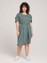 gemustertes Kleid mit LENZING™ ECOVERO™ - Frauen - mint flowers and dots gemustertes Kleid mit LENZING™ ECOVERO™ - Frauen - mint flowers and dots - 1 - My True Me