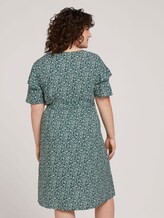 gemustertes Kleid mit LENZING™ ECOVERO™ - Frauen - mint flowers and dots gemustertes Kleid mit LENZING™ ECOVERO™ - Frauen - mint flowers and dots - 2 - My True Me