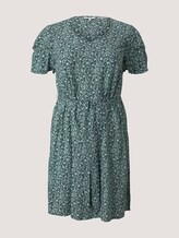 gemustertes Kleid mit LENZING™ ECOVERO™ - Frauen - mint flowers and dots gemustertes Kleid mit LENZING™ ECOVERO™ - Frauen - mint flowers and dots - 7 - My True Me