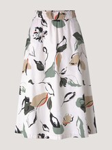 High Waist Midirock mit Bio-Baumwolle - Frauen - floral design High Waist Midirock mit Bio-Baumwolle - Frauen - floral design - 7 - Mine to five