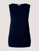 Strukturiertes Top - Frauen - Sky Captain Blue Strukturiertes Top - Frauen - Sky Captain Blue - 7 - TOM TAILOR