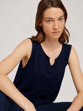 Strukturiertes Top - Frauen - Sky Captain Blue Strukturiertes Top - Frauen - Sky Captain Blue - 9 - TOM TAILOR