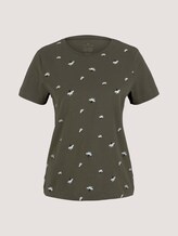 T-Shirt mit Bio-Baumwolle - Frauen - khaki floral embroidery T-Shirt mit Bio-Baumwolle - Frauen - khaki floral embroidery - 7 - TOM TAILOR
