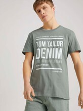 T-Shirt mit Print - Männer - Greyish Shadow Olive T-Shirt mit Print - Männer - Greyish Shadow Olive - 5 - TOM TAILOR Denim