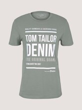 T-Shirt mit Print - Männer - Greyish Shadow Olive T-Shirt mit Print - Männer - Greyish Shadow Olive - 7 - TOM TAILOR Denim