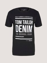 T-Shirt mit Print - Männer - Black T-Shirt mit Print - Männer - Black - 7 - TOM TAILOR Denim
