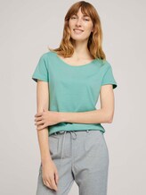 T-Shirt aus Bio-Baumwolle - Frauen - soft leaf green T-Shirt aus Bio-Baumwolle - Frauen - soft leaf green - 5 - TOM TAILOR