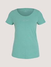 T-Shirt aus Bio-Baumwolle - Frauen - soft leaf green T-Shirt aus Bio-Baumwolle - Frauen - soft leaf green - 7 - TOM TAILOR